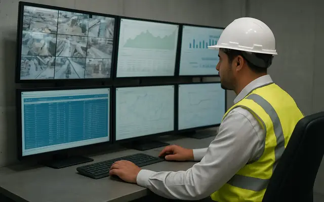 A secure on-premises server rack keeping data inside the Kingdom