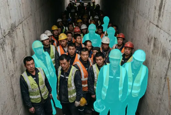 AI segmentation on an overcrowded space